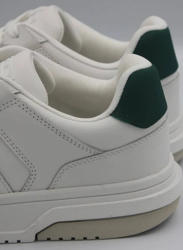 Tommy Jeans The Brooklyn LEather Footlocker Trainers White Green. Tommy Hilfiger. White. Trainers.