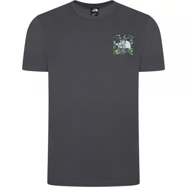 The North Face Mens M Box Exploration T Shirt Anthracite Grey
