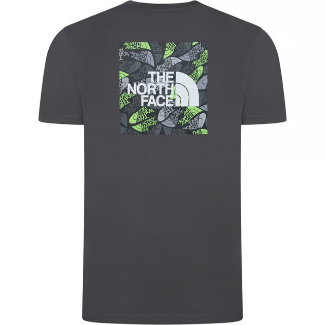 The North Face Mens M Box Exploration T Shirt Anthracite Grey